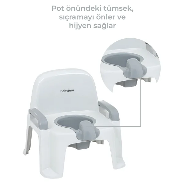 Babyjem Afacan Beyaz Lazımlık - Görsel 6