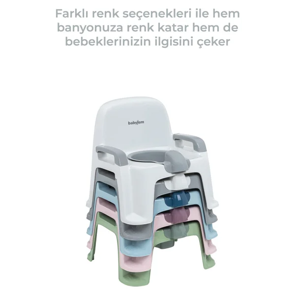 Babyjem Afacan Beyaz Lazımlık - Görsel 7