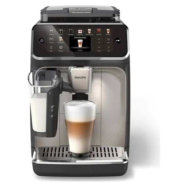 Philips Lattego 5500 Silver Mükemmel Sıcak Ve Soğuk 20 Farklı Kahve Çeşitleri Tam Otomatik Espresso Makinesi - Siyah - Görsel 6