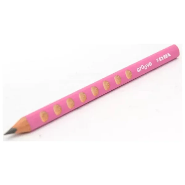Lyra Groove Jumbo Başlangıç Kurşun Kalem Neon Pembe - Görsel 3