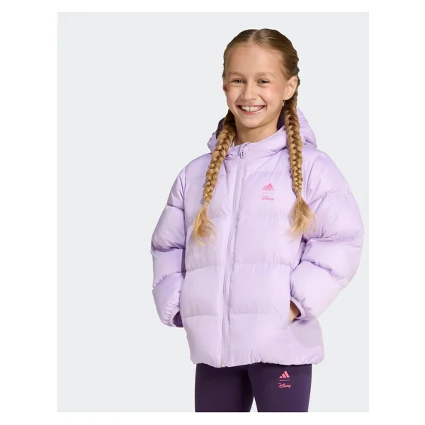 Adidas Disney Minnie Mouse Jl9194 Kapüşonlu Çocuk Şişme Mont - Görsel 6