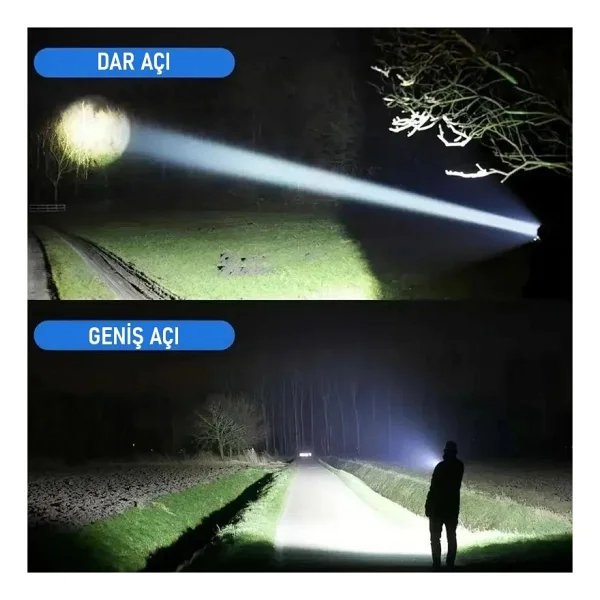 Valkyrie Sp-007 LED Şarjlı El Feneri - Görsel 5