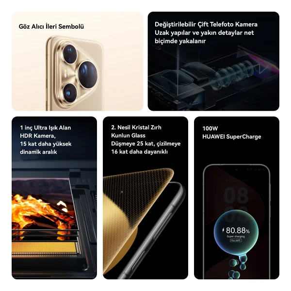 Huawei Pura 80 Ultra 512 GB Altın - Görsel 3