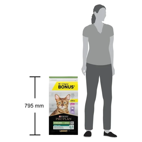 Pro Plan Renal Plus Sterilised Hindili Ve Tavuklu Kısırlaştırılmış 10 Kg + 2 Kg Yetişkin Kedi Maması - Görsel 7