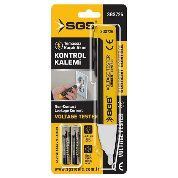 Sgs Sgs726 Temassız Voltaj Kontrol Kalemi - Görsel 3