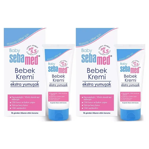Sebamed Ekstra Yumuşak Bebek Kremi 200 Ml 2 Adet - Görsel 6