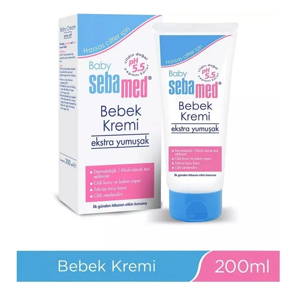 Sebamed Ekstra Yumuşak Bebek Kremi 200 Ml 2 Adet - Görsel 3