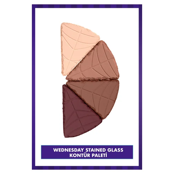 Nyx Professional Makeup Wednesday Stained Glass Kontür Paleti - Görsel 2