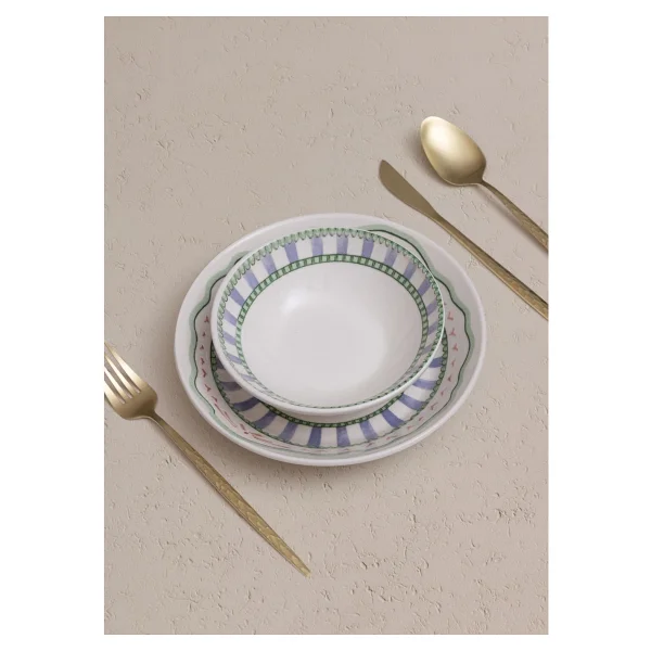 The Mia Spring 20 Cm 6'lı Yemek Tabağı - Görsel 4