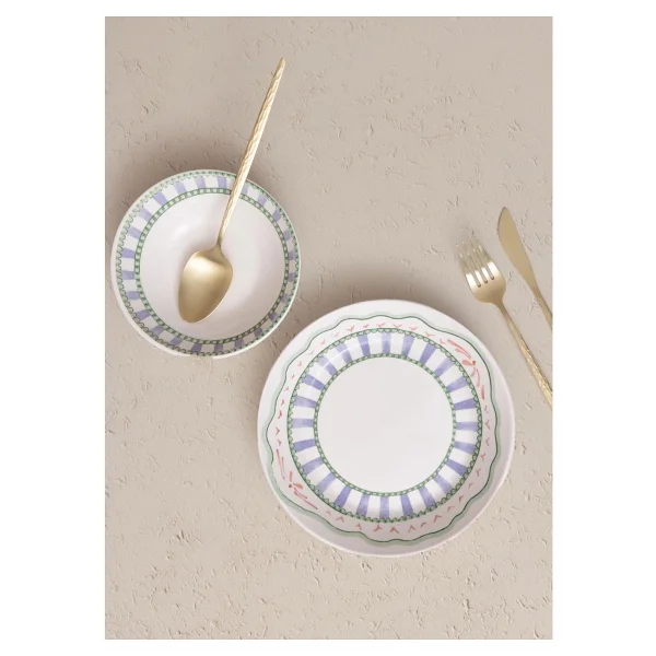 The Mia Spring 20 Cm 6'lı Yemek Tabağı - Görsel 5