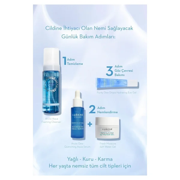 Lumene Nordic Hydra Arctic Aqua 150 Ml Yüz Temizleme Köpüğü - Görsel 6