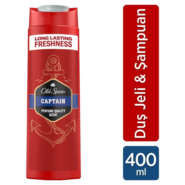 Old Spice Captain 400 Ml Duş Jeli & Şampuan - Görsel 3