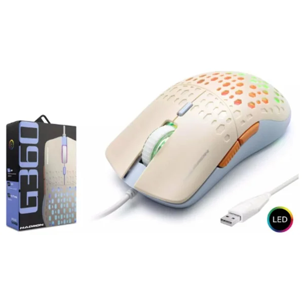 Hadron G360 RGB Optik Kablolu Oyuncu Mouse - Görsel 5