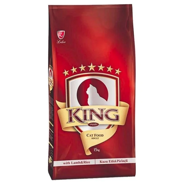 Lider King Kuzu Etli Pirinçli 15 Kg Yetişkin Kedi Maması - Görsel 7