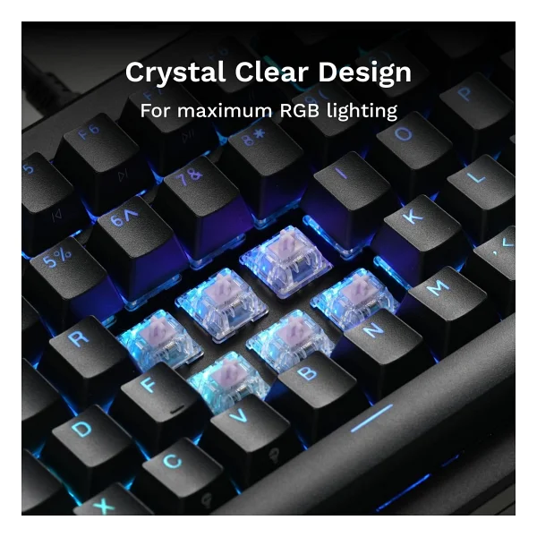 Glorious Mako Ultra Hafif Anahtarla 110 Adet, Oyun Ve Yazı Için Net Geçişli Anahtarlar, Maks. RGB Iç - Görsel 4