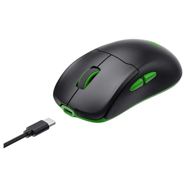 Havit Gamenote Ms975wb Siyah Şarjlı Makrolu Ergonomik Optik Kablolu/Kablosuz Oyuncu Mouse - Görsel 5