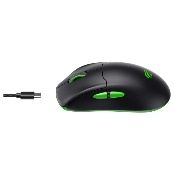 Havit Gamenote Ms975wb Siyah Şarjlı Makrolu Ergonomik Optik Kablolu/Kablosuz Oyuncu Mouse - Görsel 3