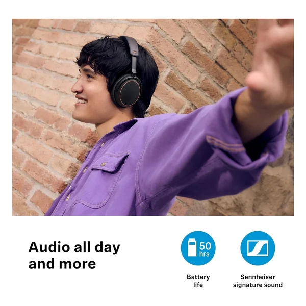 Sennheiser Accentum Se ANC Kulak Üstü Bluetooth Kulaklık - Görsel 2