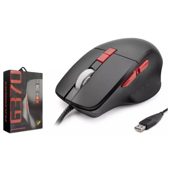 Hadron G370 RGB Optik Kablolu Oyuncu Mouse - Görsel 4