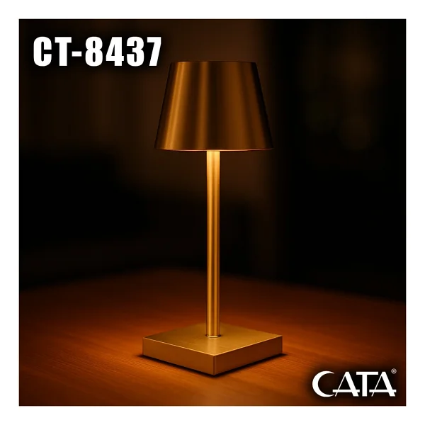 Cata Ct-8437 İstanbul Dokunmatik Şarjlı Masa Lambası - Görsel 4