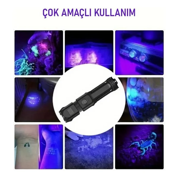 Valkyrie 622 LED Şarjlı El Feneri - Görsel 4