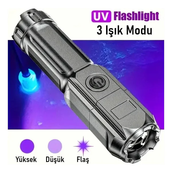 Valkyrie 622 LED Şarjlı El Feneri - Görsel 5