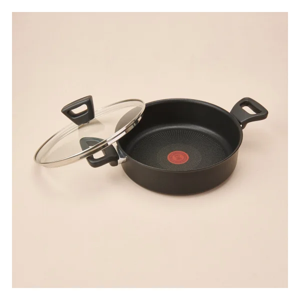 Tefal Titanium 3X Force 24 cm Kapaklı Kısa Tencere - Görsel 4