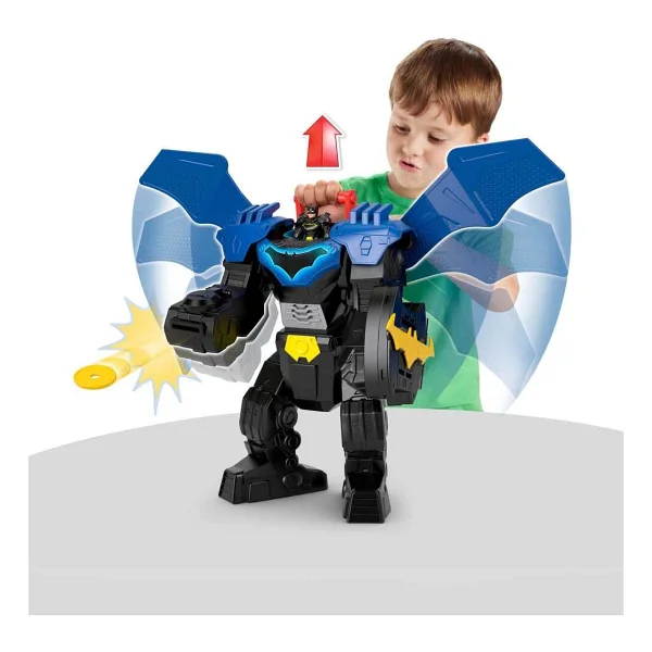 Imaginext Sesli Ve Işıklı Dc Metal Force Super Friends Batman Uçuş Aracı Jdl03 - Görsel 2