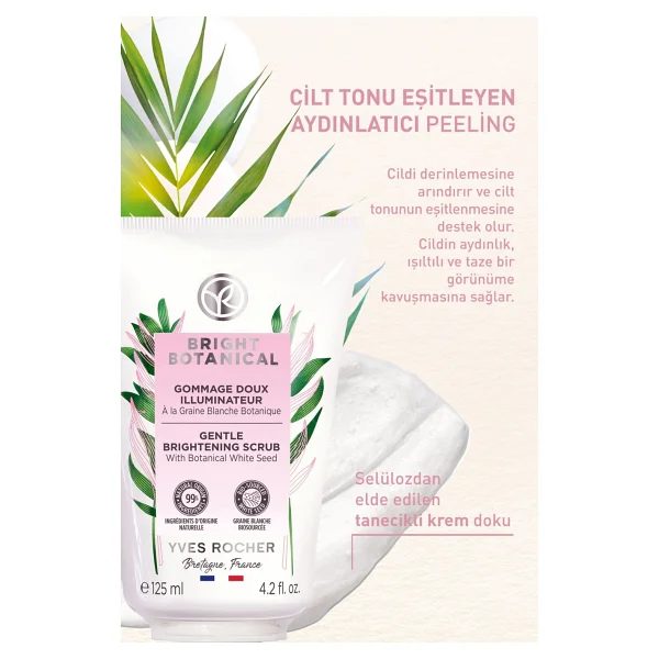 Yves Rocher Bright Botanical Aydınlatıcı Ton Eşitleyen Krem Dokulu Peeling 125 Ml - Görsel 2