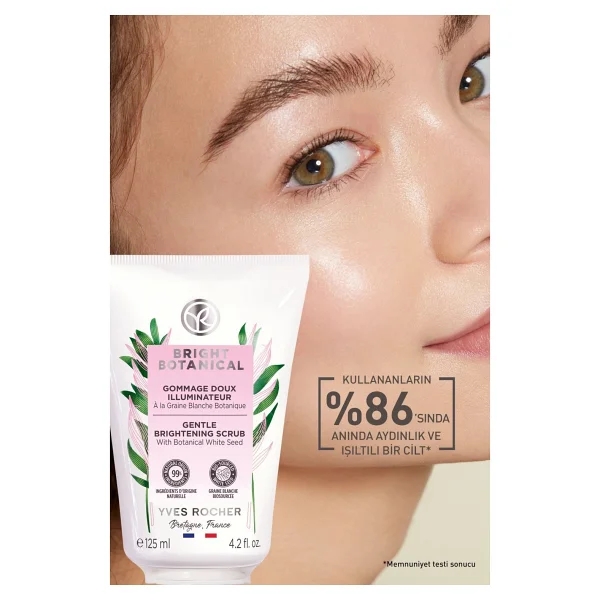 Yves Rocher Bright Botanical Aydınlatıcı Ton Eşitleyen Krem Dokulu Peeling 125 Ml - Görsel 3