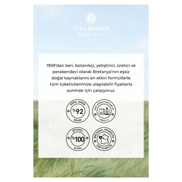 Yves Rocher Verte Envolee Edp -Pleines Natures-100ml - Görsel 8