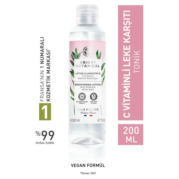 Yves Rocher Bright Botanical Leke Karşıtı Aydınlatıcı Ton Eşitleyen Tonik 200 Ml - Görsel 4