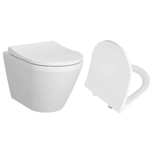 Vitra Integra Rim-Ex Asma Klozet Ve Kapak Takımı, Mat Beyaz - Görsel 2