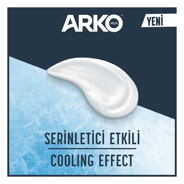 Arko Men Cool Serinletici 90 Gr 4 Adet Tıraş Kremi - Görsel 2