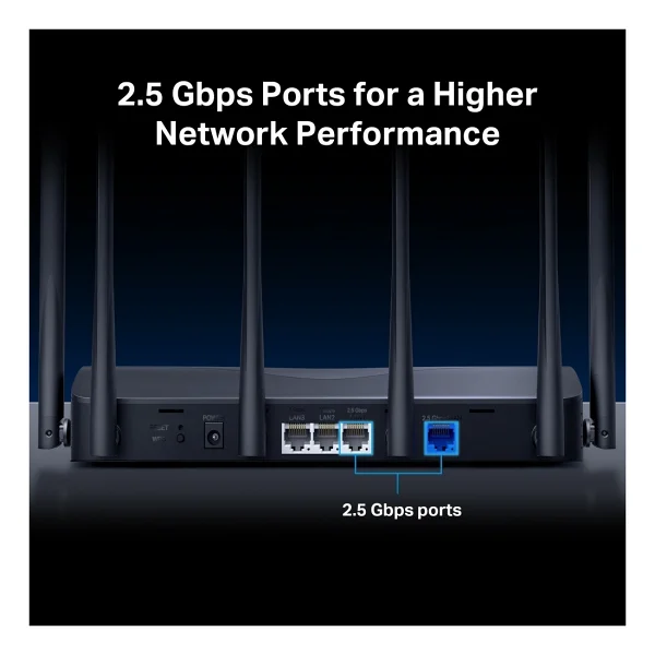 Mercusys Mr37be 4 Port 6500 Mbps Router - Görsel 6