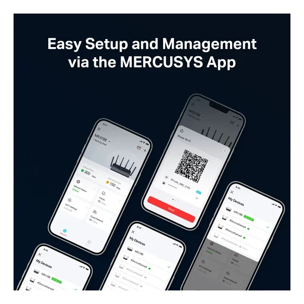 Mercusys Mr37be 4 Port 6500 Mbps Router - Görsel 9