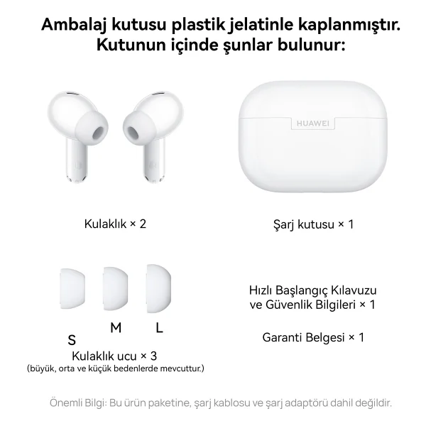 Huawei Freebuds Se 4 ANC TWS Kulak İçi Bluetooth Kulaklık - Görsel 10