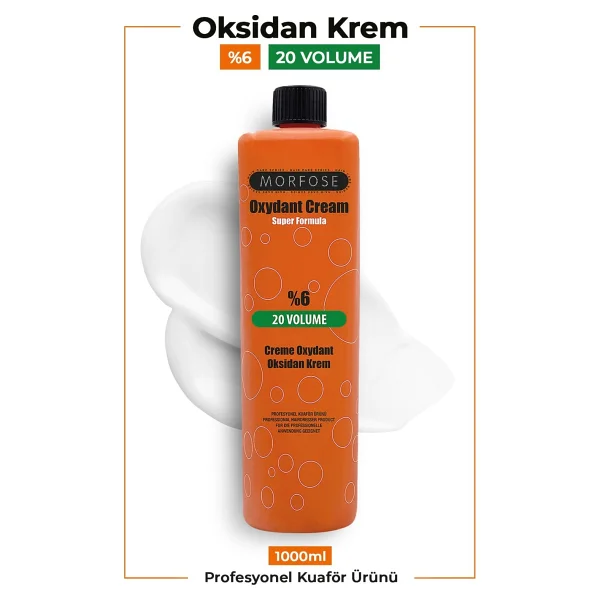 Morfose Amonyaksız Bitkisel Oksidan Krem 1000 Ml - Nötr Renkli, Saç Açıcı Etkili Ve Dermatolojik Olarak Test Edilmiş - Görsel 4