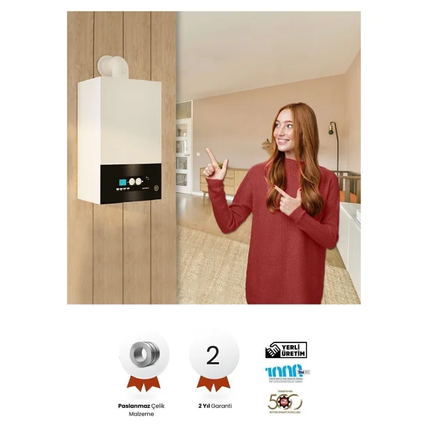 Sanica Kral 24 Kw Premix Hermetik Yoğuşmalı Kombi - Görsel 5