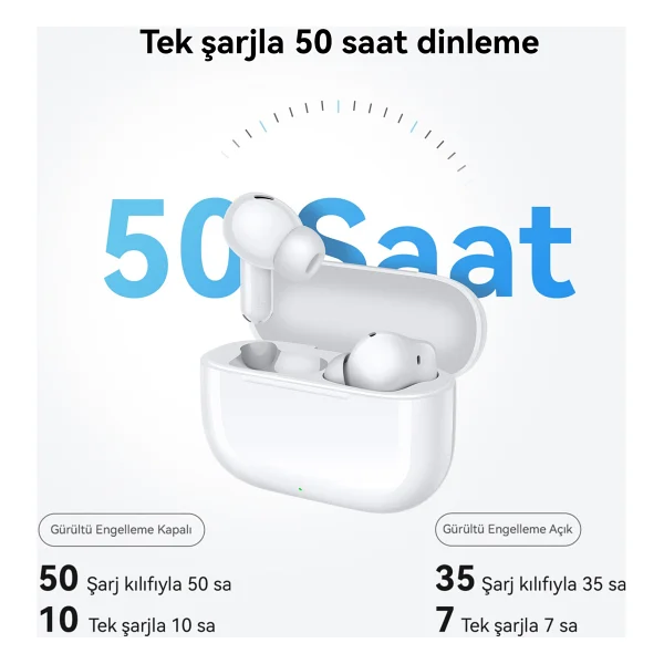 Huawei Freebuds Se 4 ANC TWS Siyah Kulak İçi Bluetooth Kulaklık - Görsel 3