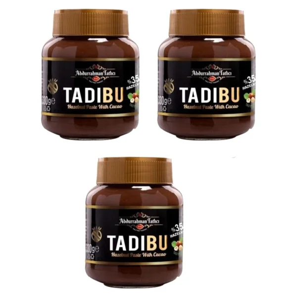Abdurrahman Tatlıcı Tadıbu Kakaolu Fındık Ezmesi 330 Gr 3'lü - Görsel 2