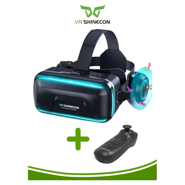Vr Shınecon 6.0 Sanal Gerçeklik Gözlüğü - Bluetooth Kumandalı, Ayarlanabilir Lensli, Abs Gövdeli, Tüm Akıllı Telefonlarla Uyumlu - Görsel 2