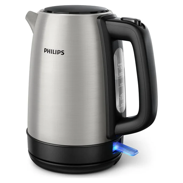 Philips Daily Collection Çelik Kettle 2200 W 1.7 Lt, Işıklı Gösterge, Yaylı Kapak, Hızlı Kaynatma - Görsel 3