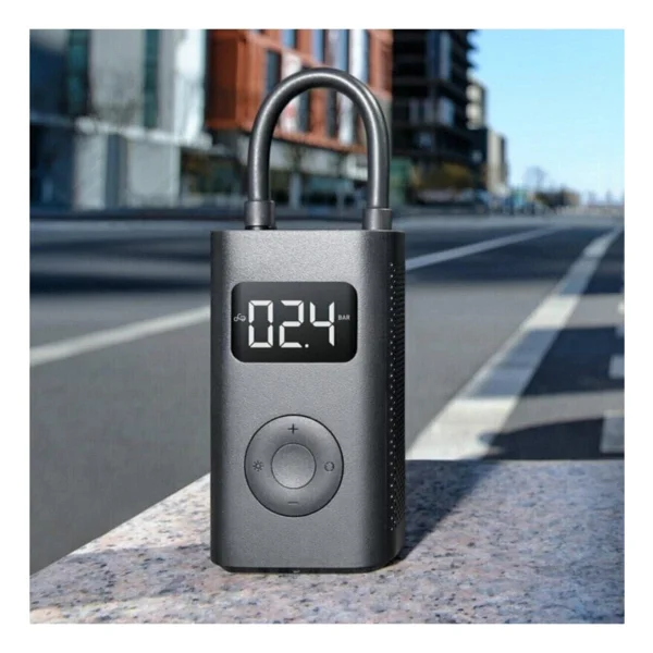 Xiaomi Mi Taşınabilir Şarjlı Kompresör - Dijital Basınç Göstergesi, LED Işık, 2000mah, Araç Ve Bisiklet Kullanımı - Görsel 7