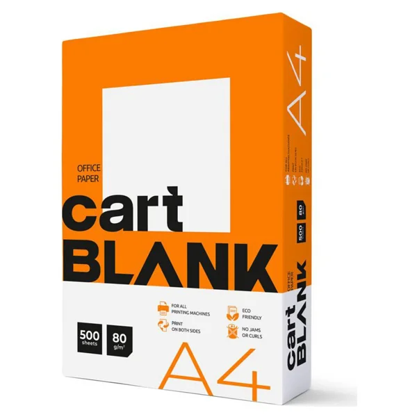 Cart Blank A4 Fotokopi Kağıdı 80 G/M2 500'lü Paket - Görsel 2