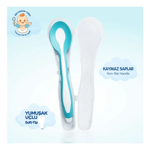 Wee Baby Taşıma Kutulu Mama Kaşığı - Görsel 9