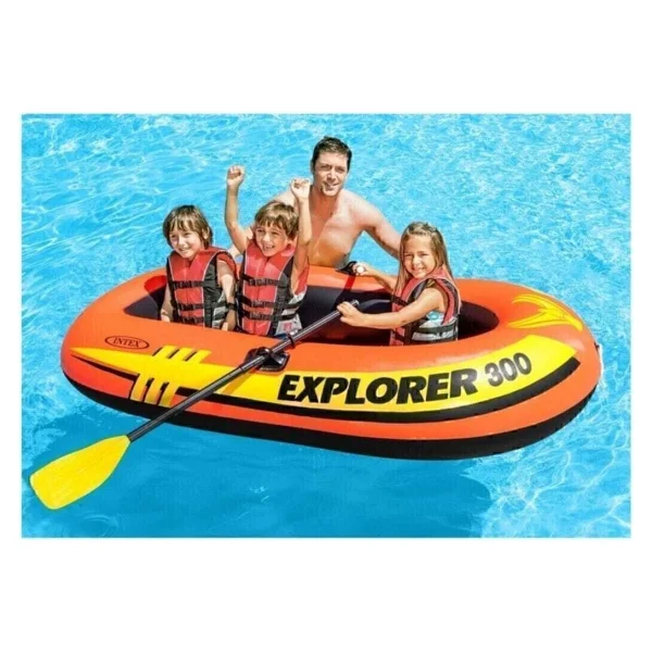 Intex Explorer 300 58332 211x117x41 Cm 3 Kişilik Şişme Bot Seti - Görsel 5