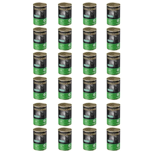 Challenge Kuzu Etli 400 Gr 24'lü Yetişkin Konserve Kedi Maması - Görsel 2
