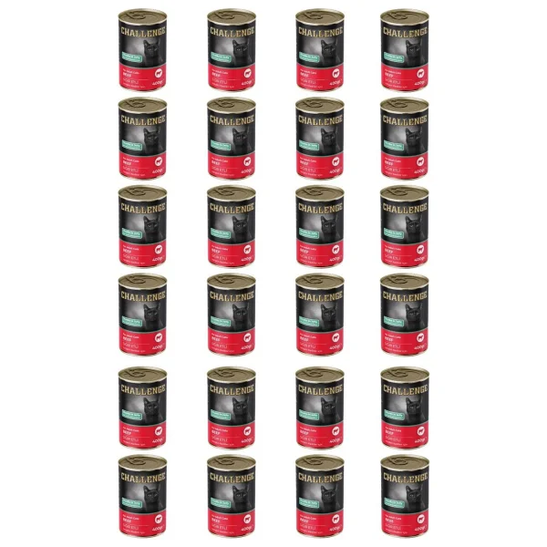 Challenge Sığır Etli Yetişkin Kedi Konservesi 400 Gr X 24 Adet - Görsel 2