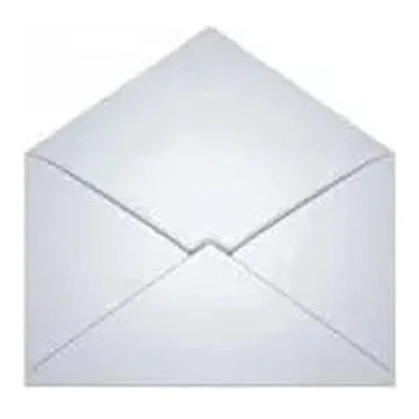 Asil Doğan Mektup Zarfı - Para Zarfı - Takı Zarfı 11,4x16,2cm-100 Adet Beyaz (Silikonlu) 70gr Kağıt - Görsel 2